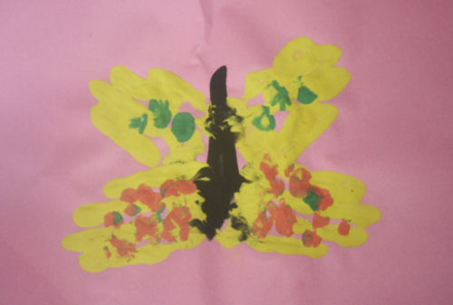 butterfly handprint craft